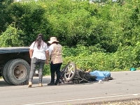 Motociclista. muere en siniestro vial