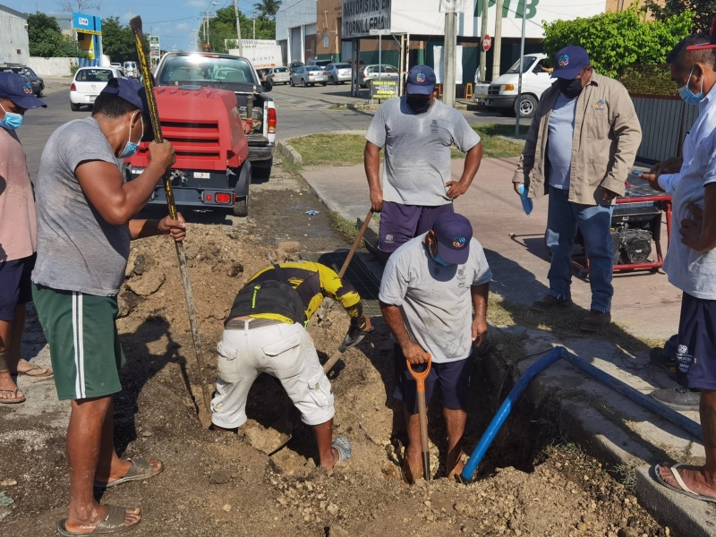 Continúa Japay con reparaciones a red hidráulica