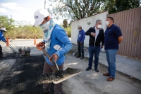 Alcalde garantiza continuidad de recursos para mantenimiento a vialidades