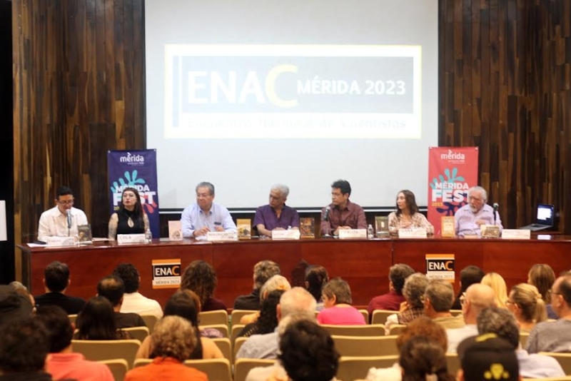 Escritores comparten su trabajo en el Mérida Fest 2023