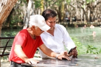 Sahuí Rivero recorre El Corchito