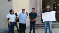 Protestan contra agresiones hacia reporteros al interior de la UADY