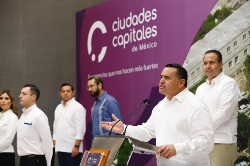 Realizan la sexta sesión de Ciudades Capitales en Mérida