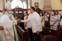 Alcalde participa en la tradicional misa por 480 años de Mérida