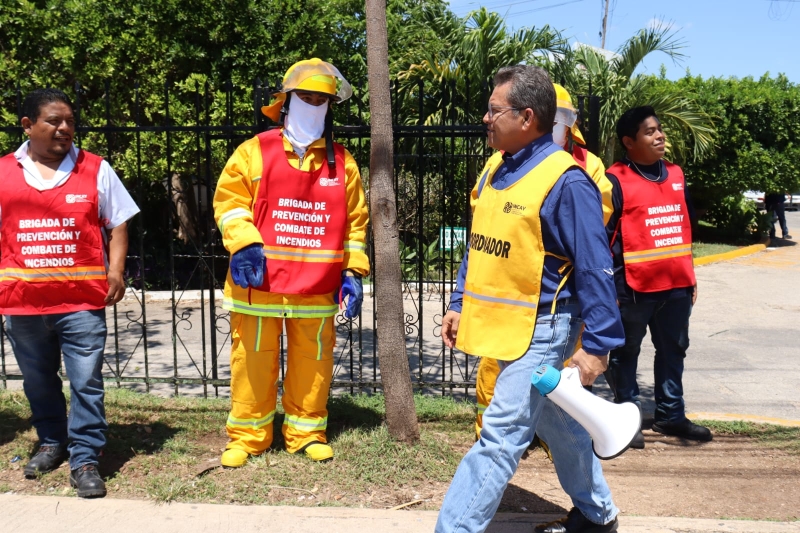 Realizan el segundo Simulacro Nacional 2023 en el Incay