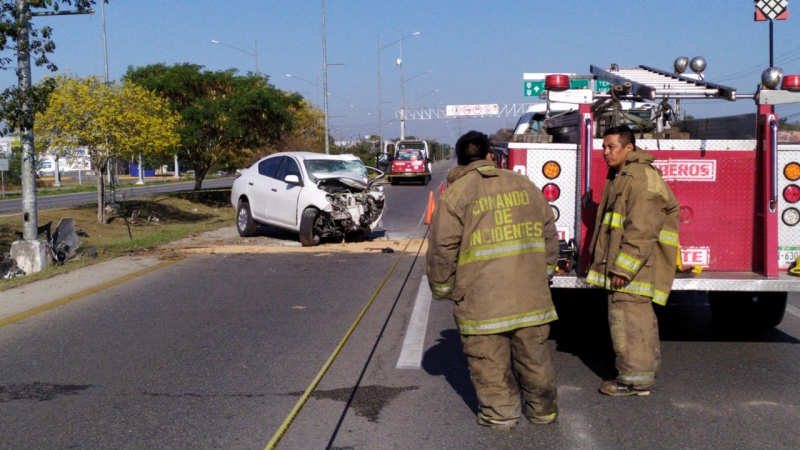 Muere conductor en siniestro vial