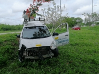 Dos siniestros viales dejan daños materiales en Periférico 