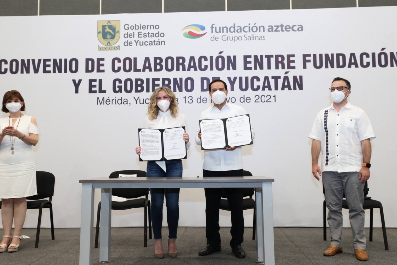 Gobierno del Estado y Fundación Azteca unen esfuerzos