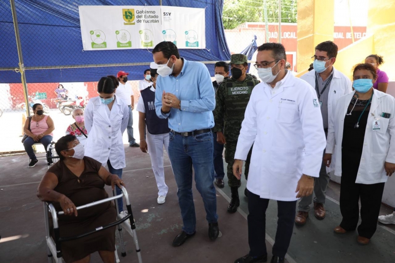 Domingo concluiríamos vacunación en adultos de 50 a 59 años en Mérida: SSY