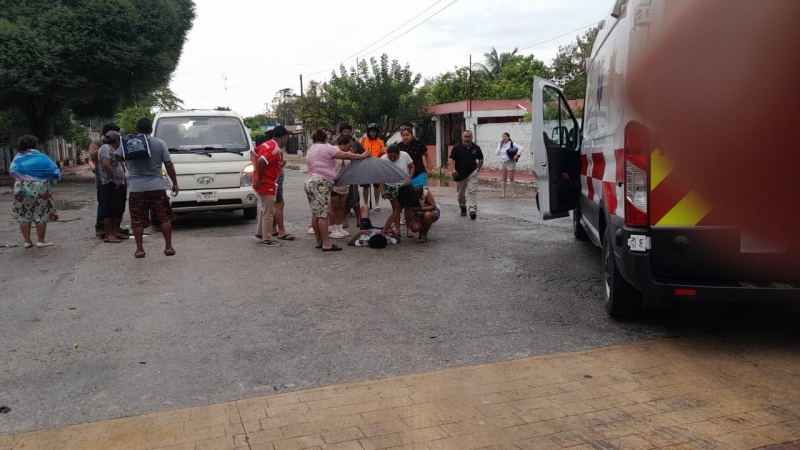 Menor de edad causa accidente