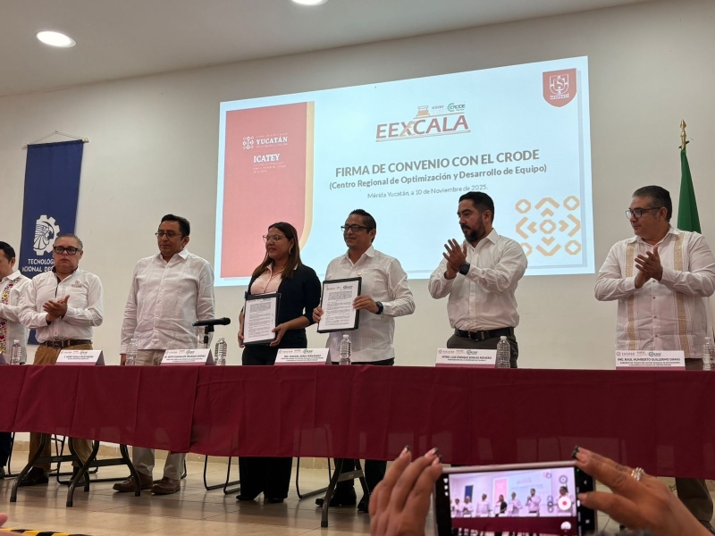 Firman convenio de colaboración ICATEY Y CRODE