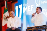 Participa Renán en mesa panel del Foro IMEF 2022