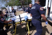 Trasladan v&iacute;a a&eacute;rea a joven lesionada en Tekax