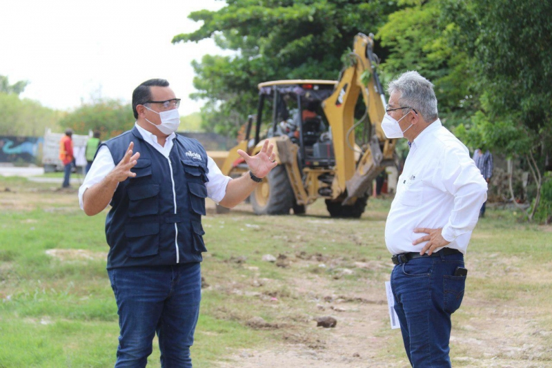 Avanzan obras para mejorar la infraestructura urbana de Mérida