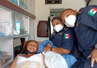 Mujer da a luz  en ambulancia de la SSP