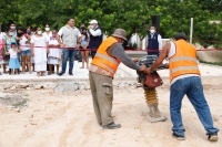 Supervisa Renán Barrera rehabilitación del parque San Pedro Chimay