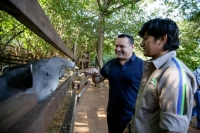 Alcalde supervisa el Zoológico Animaya