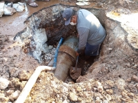 Japay repara gran fuga ubicada al sur de Mérida