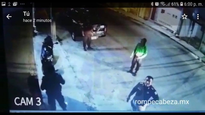 Suspenden a policías de Progreso tras ser evidenciados en video