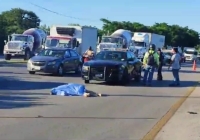 Adulto mayor muere atropellado en el Periférico de Mérida 