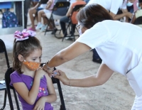 Vacunan a menores de 5 a 11 años en Mérida, Umán y Kanasín