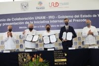Gobierno estatal firma convenio con IRD y la UNAM