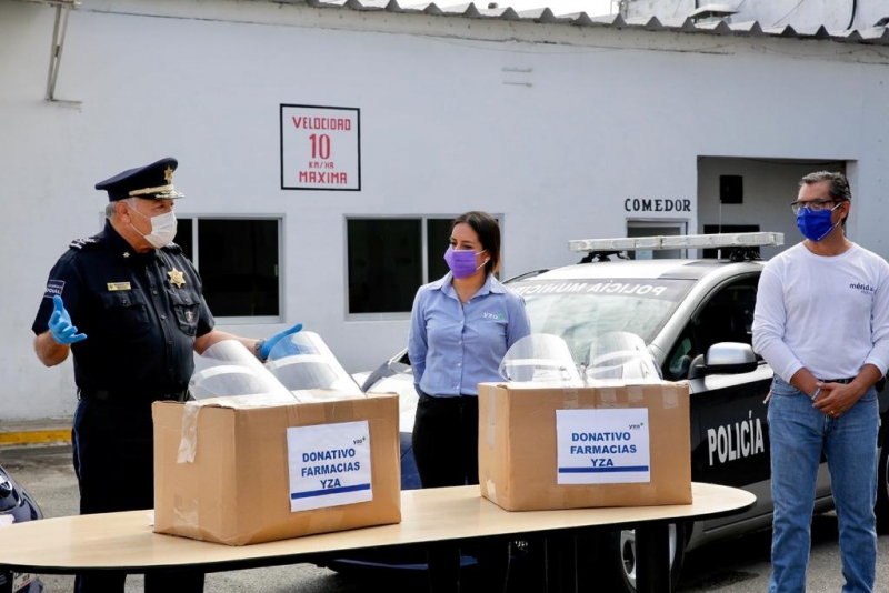 Ayuntamiento de Mérida recibe 400 caretas para policías