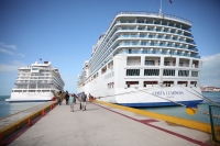 Nuevo crucero de lujo arriba a costas de Yucatán