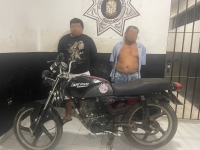 Policías de Kanasín recuperan moto robada en Mérida