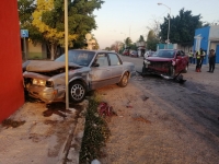 Daños materiales deja encontronazo en Ciudad Caucel      