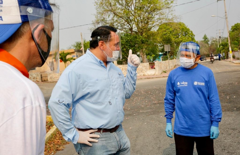 Mérida refuerza sus acciones sanitarias ante pandemia del Covid-19