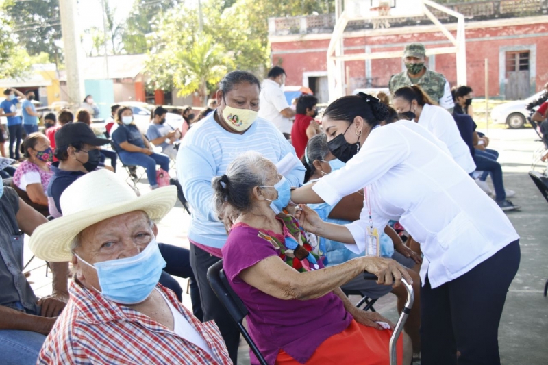 Del 20 al 22 de diciembre, refuerzo a adultos mayores de 24 municipios más