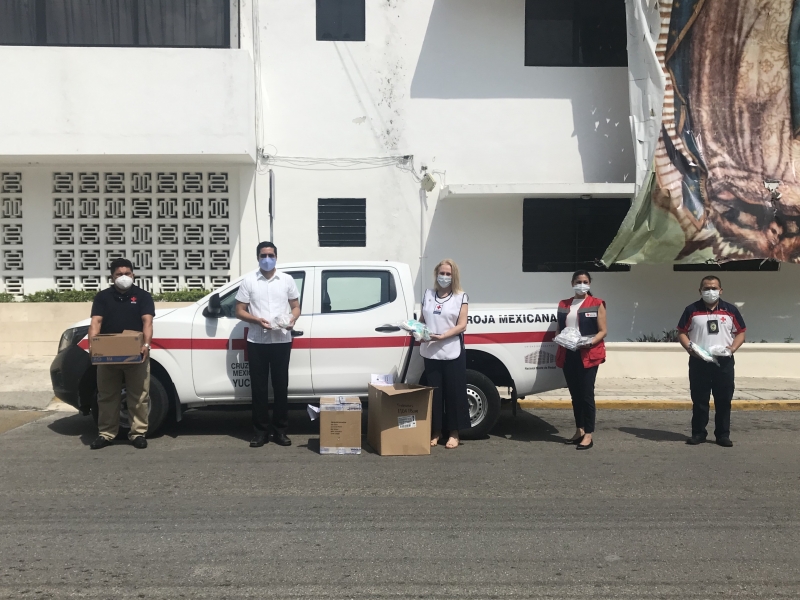 Arquidiócesis de Yucatán apoya a la Cruz Roja Mexicana