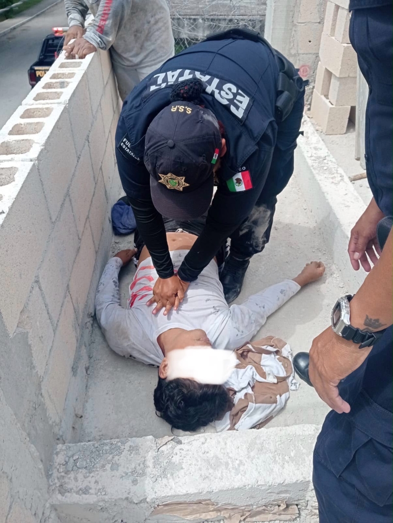 Trabajador sufre descarga eléctrica