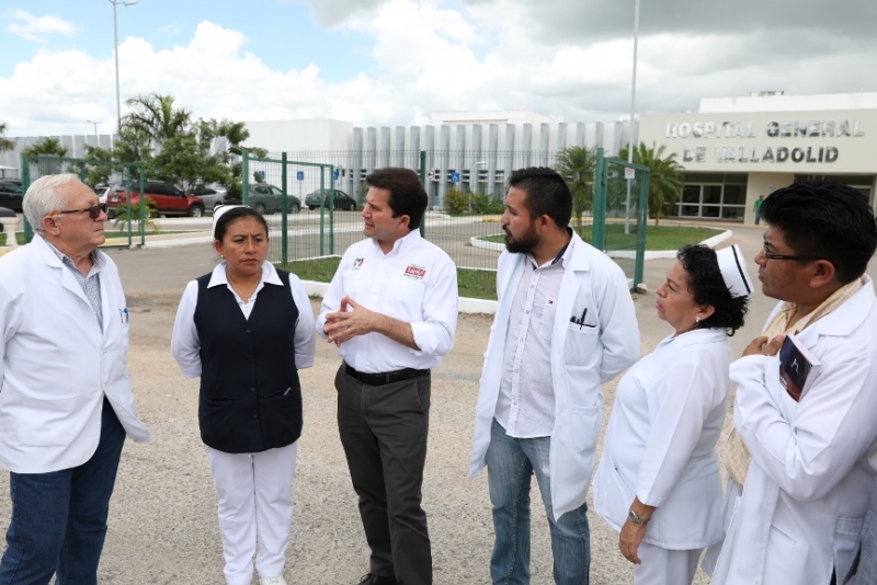Refuerza Sahuí estrategia de Salud para Yucatán