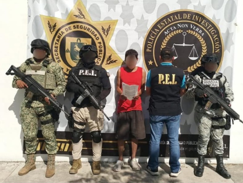 Capturan a sujeto por asesinato en Kanasín