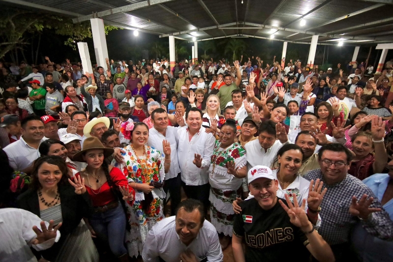 Visita "Huacho" a militantes de los 106 municipios del Estado