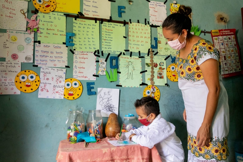 Preescolar indígena pone en práctica proyecto didáctico