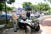 Comuna meridana entrega equipo a guardaparques