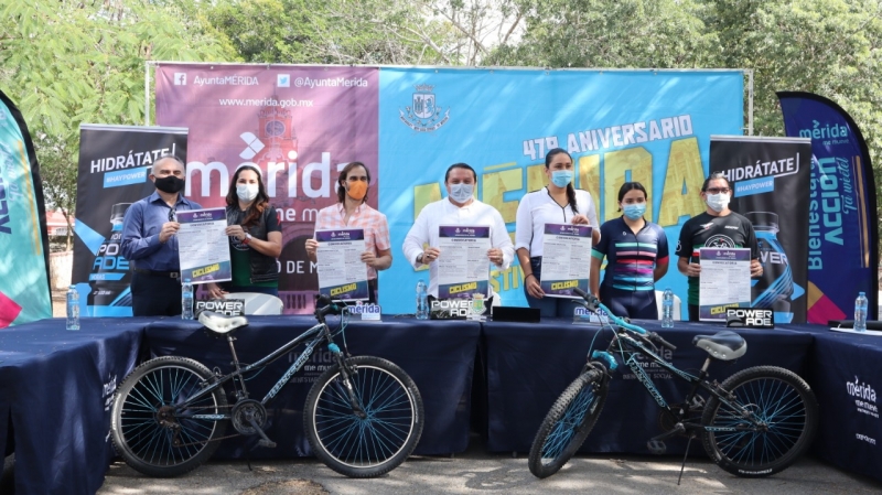 Presentan la Carrera Ciclista de Montaña por aniversario de Mérida
