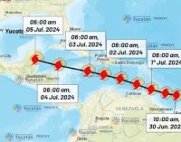 Beryl llegaría a Yucatán el 4 de julio