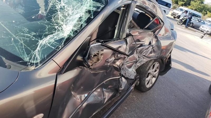 Brutal choque en la Mérida-Umán
