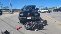 Choque en la M&eacute;rida-Progreso deja 2 lesionados