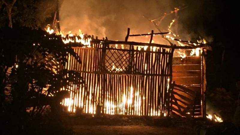 Se incendia vivienda en Tizimín; familia clama ayuda