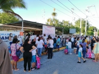 Escuela Primaria Zamná de Cordemex se cae a pedazos