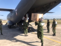 Nuevo cargamento con 16 mil 350 vacunas contra Covid llega a Yucatán