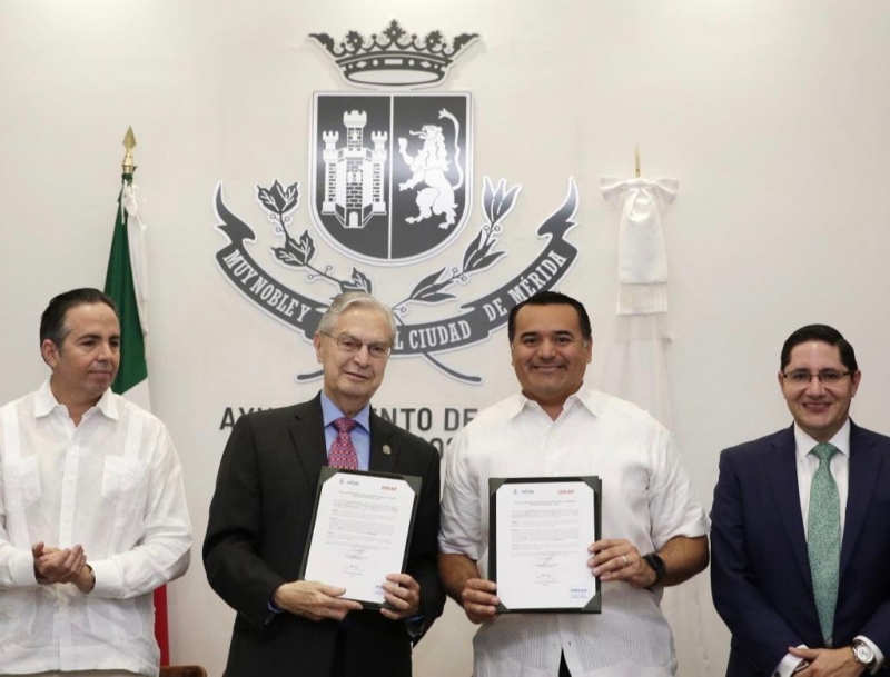 Ayuntamiento de Mérida firma convenio con la UDLAP