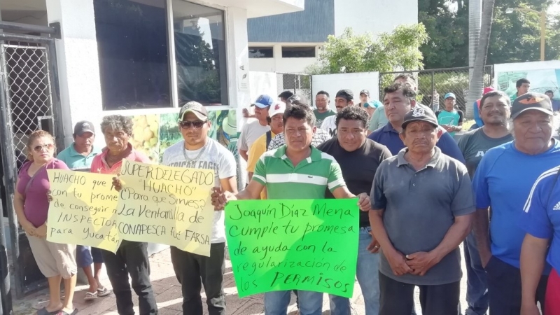 Pescadores exigen apoyo al gobierno de AMLO