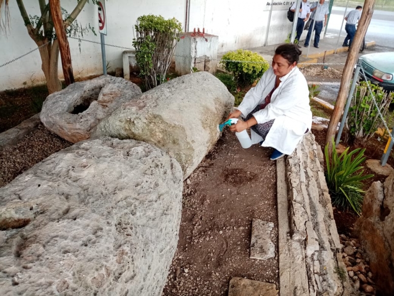 Restauran pieza arqueológica de más de mil años de antigüedad