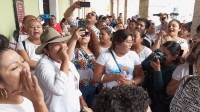 Marchan maestros en el Centro de Mérida